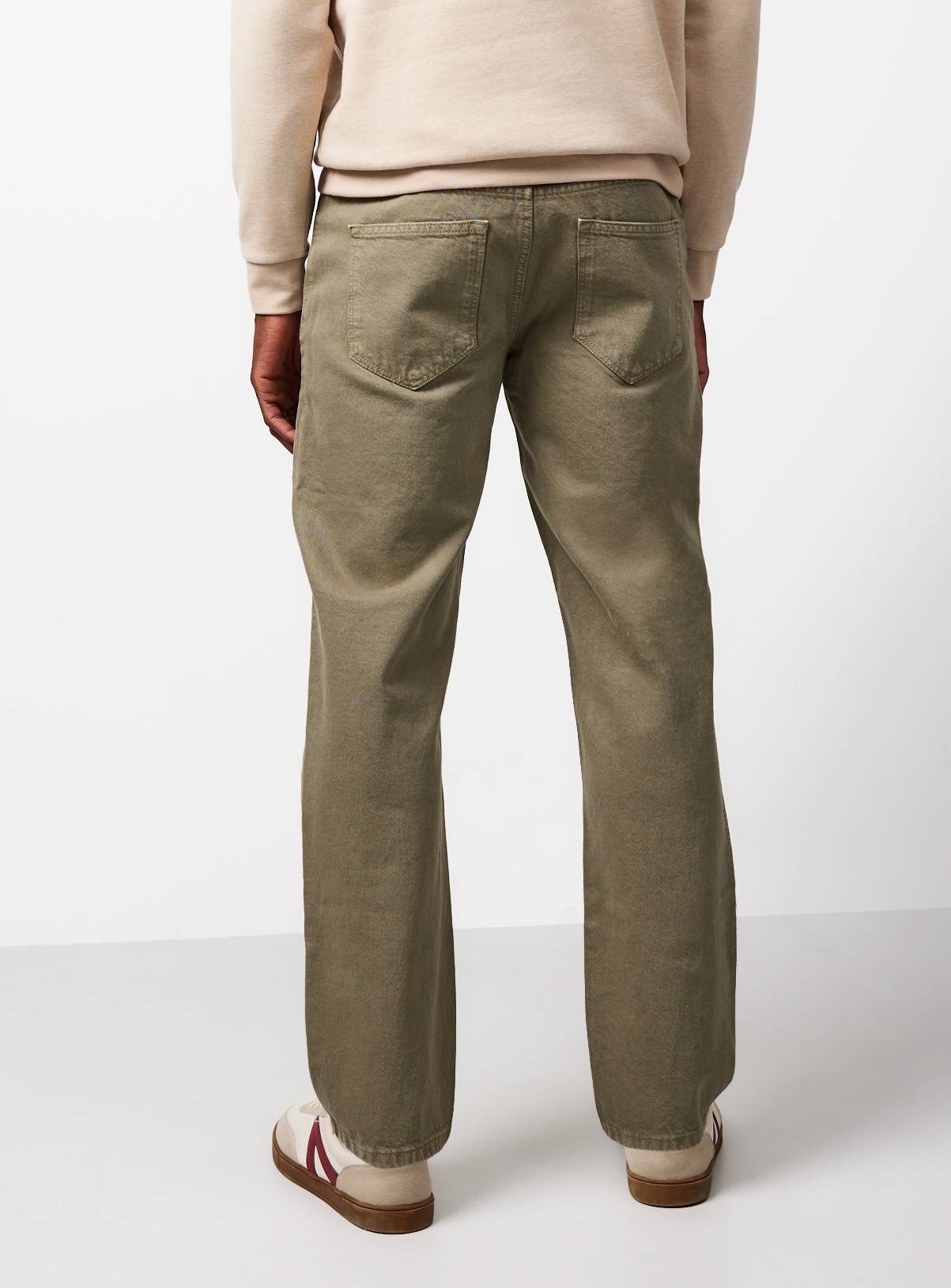 Light Green Straight Leg Jeans 34L - Image 5